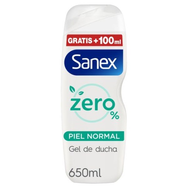 Sanex gel de ducha Zero 550 + 100 ml GRATIS
